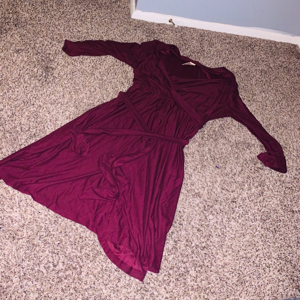 Maroon dress